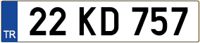 Truck License Plate